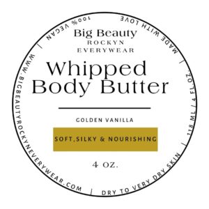 Golden Vanilla Shimmering Whipped Body Butter