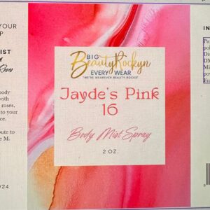 Jayde’s Pink 16 Body Mist Spray